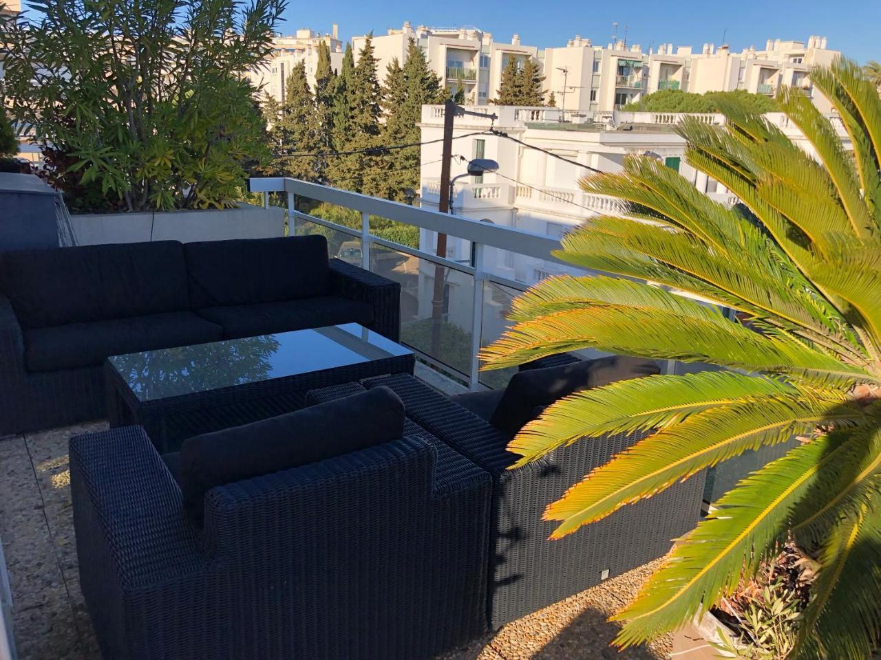 Gorgeous One-Bedroom Apartment With Terrace And Sea View -Stayinantibes- Bijou Plage Exteriör bild