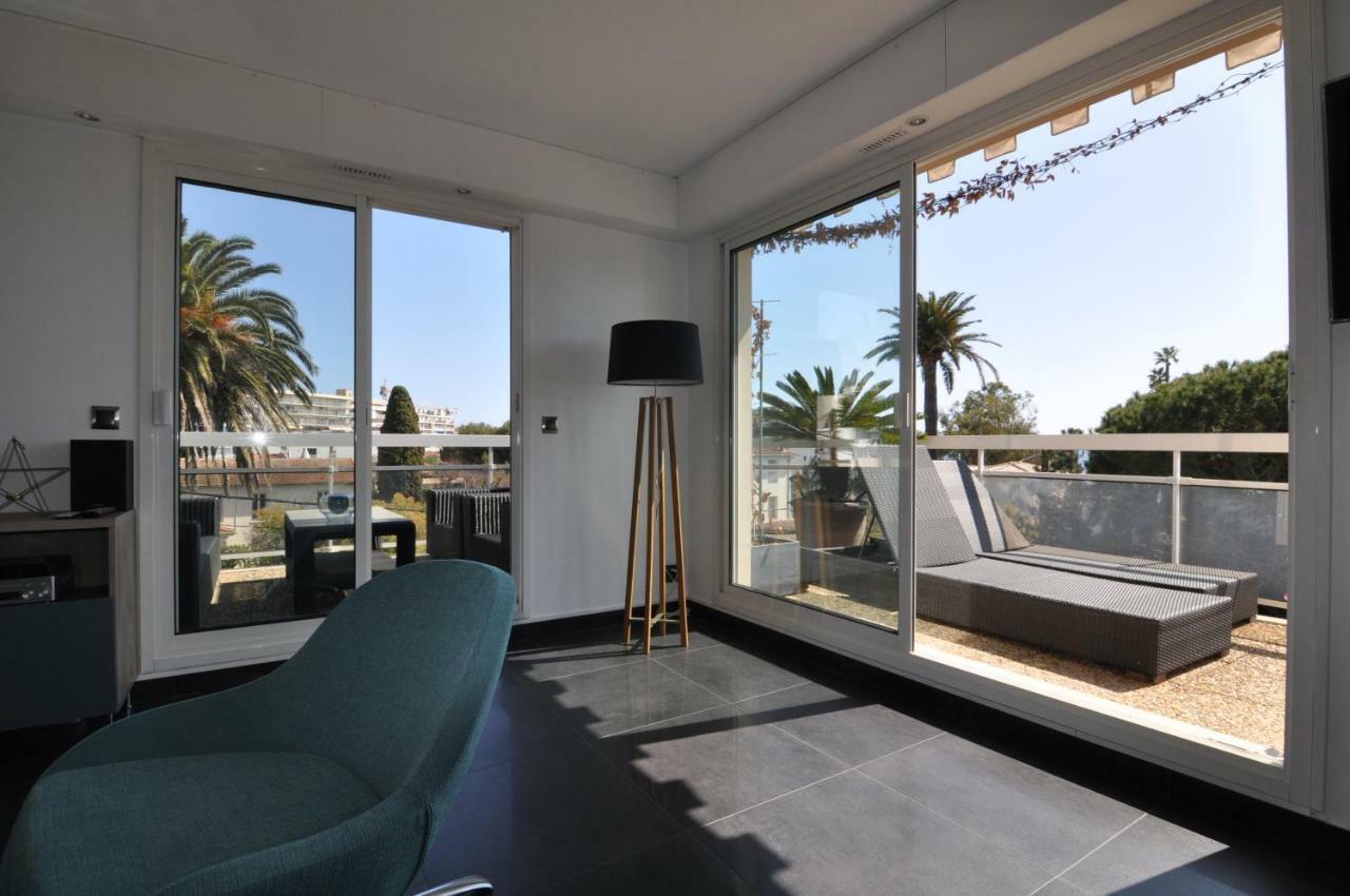 Gorgeous One-Bedroom Apartment With Terrace And Sea View -Stayinantibes- Bijou Plage Exteriör bild